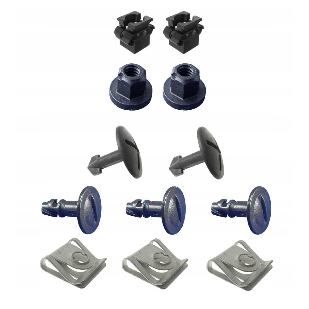 Audi 80 B3 Sedan motorvédő burkolat rögzítő patent szett 1986-1991