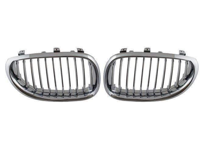 BMW 5 E60 hűtőrács szett, 2 db króm