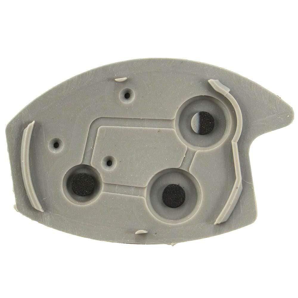 Ezüst/szürke színű, 3 gombos Citroen kulcs gombsor.