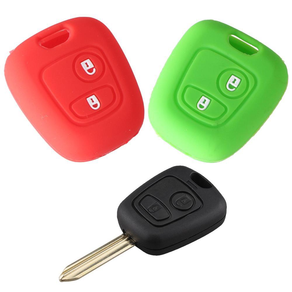 Citroen kulcs szilikon tok 2 gombos