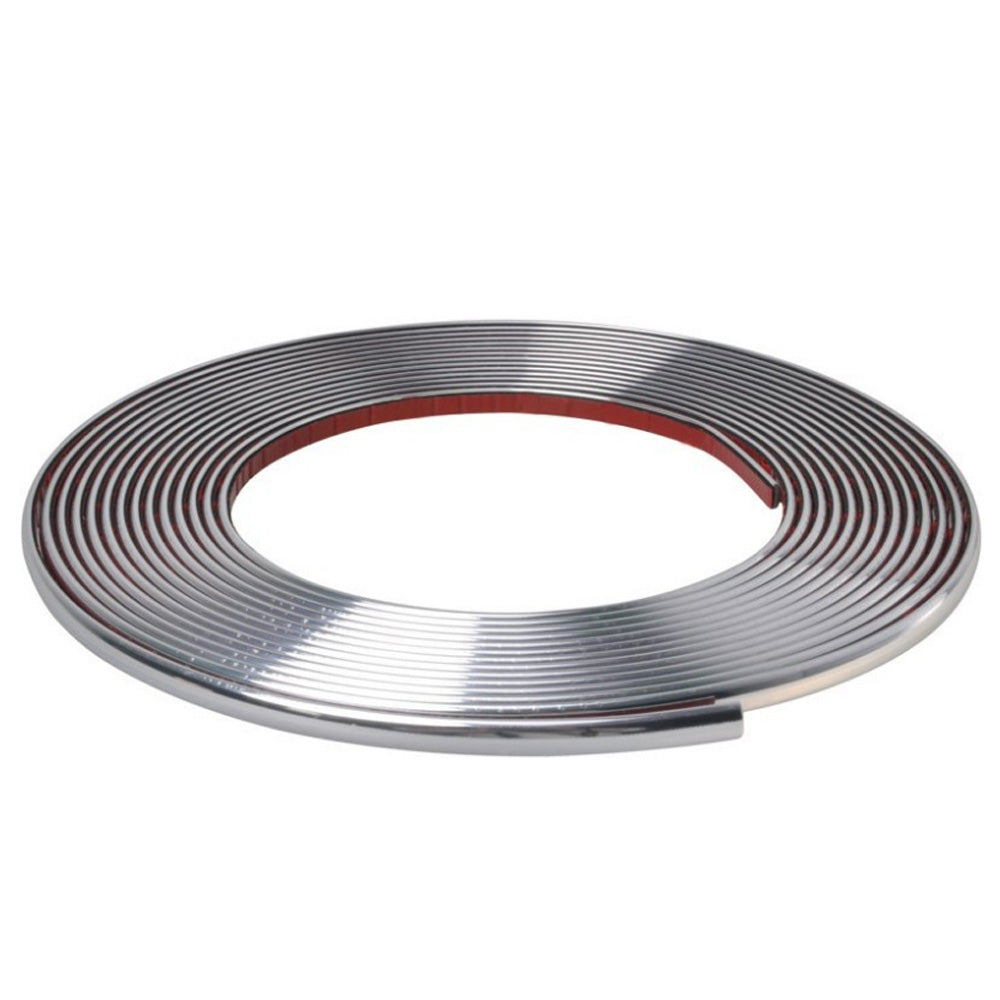 Autó króm díszcsík díszléc 7mmx8m