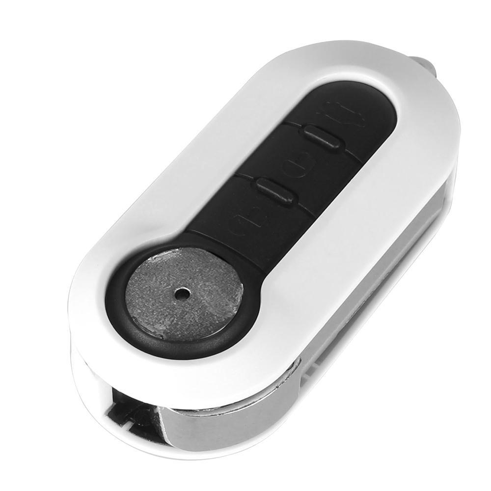 3 gombos, fehér színű Fiat bicskakulcs fekete színű gombsorral.