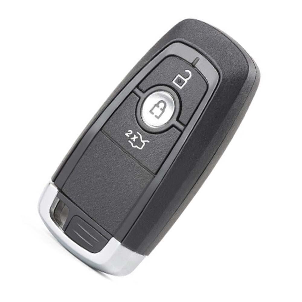 Fekete színű, 3 gombos Ford kulcs, kulcsház.