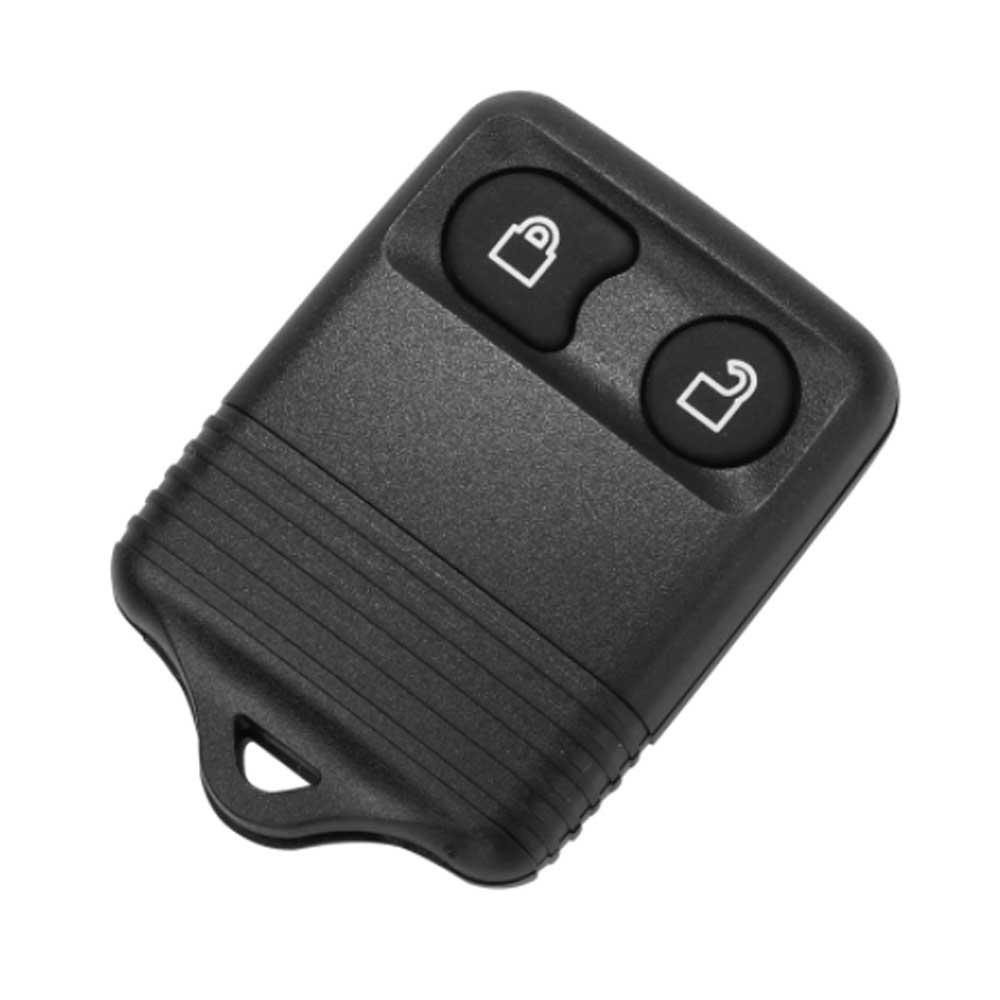 Fekete színű, 2 gombos Ford távirányítós kulcs, kulcsház.