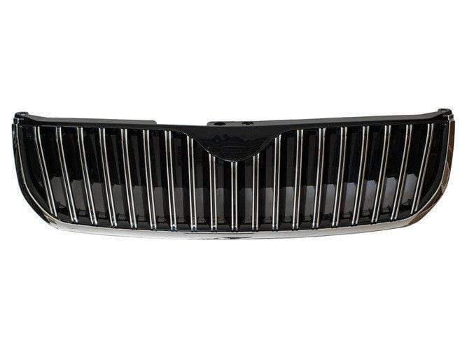 Skoda Superb II hűtőrács, fekete és króm