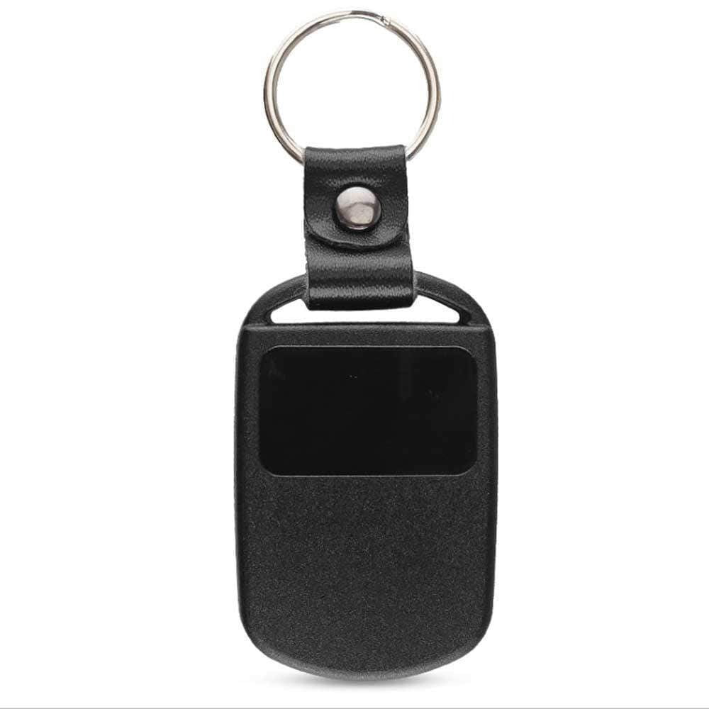 Fekete színű, Hyundai 3 gombos kulcs, kulcsház hátulja.