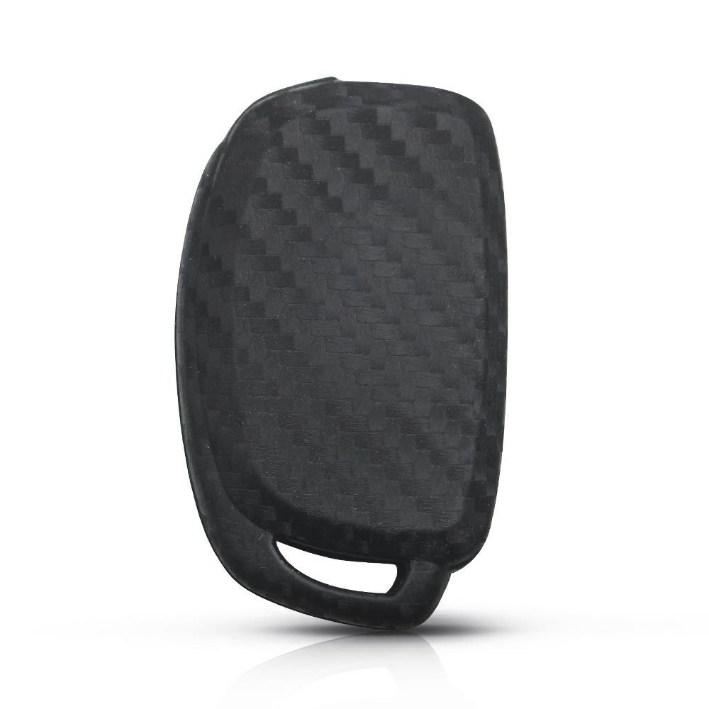 Hyundai szilikon tok 3 gombos carbon