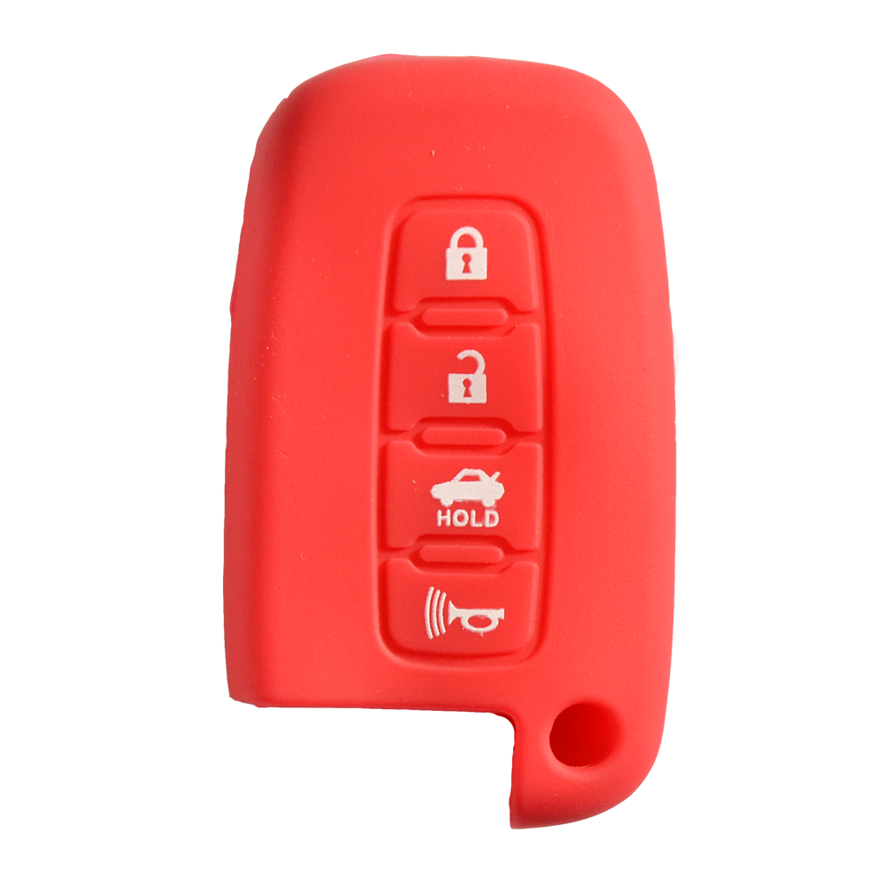 Kia piros szilikon tok -4 gombos