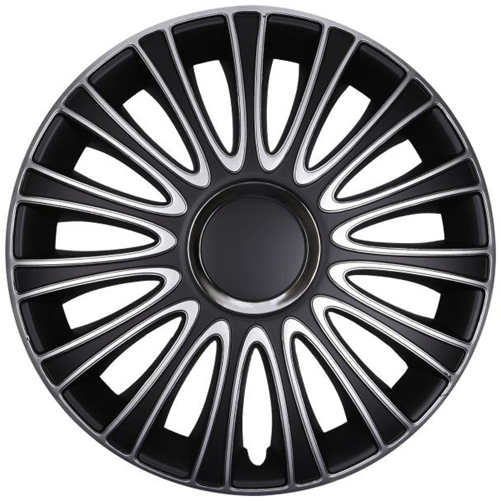 Dísztárcsa szett LE MANS 15" - fekete/ezüst