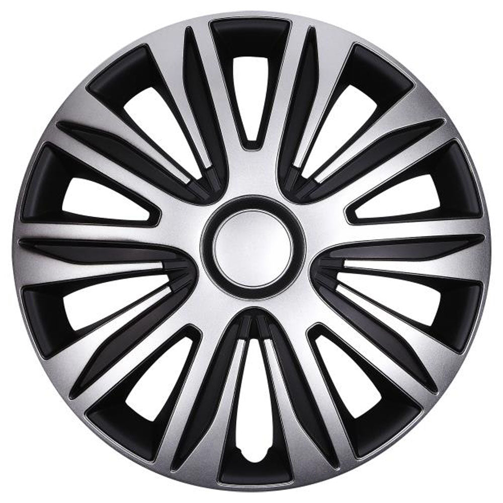 Dísztárcsa szett NARDO 16" - fekete/ezüst