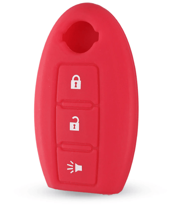 Nissan szilikon tok 3 gombos piros