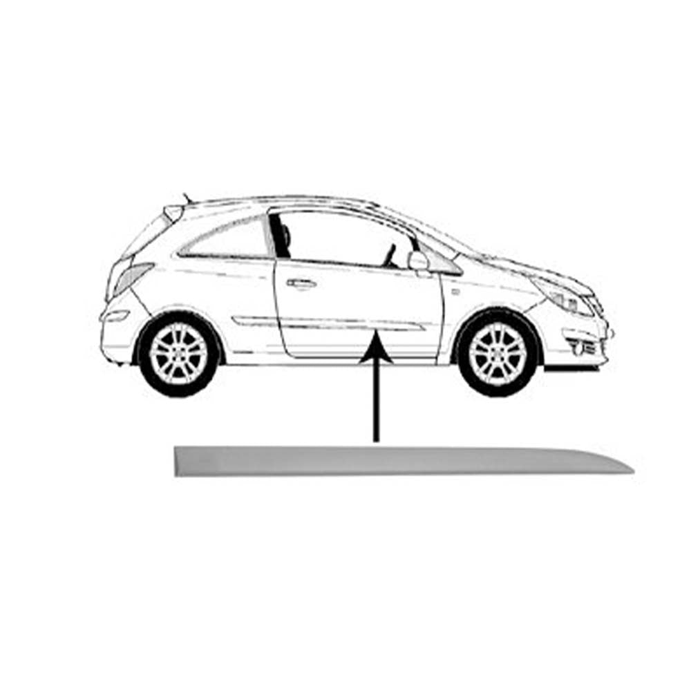 Opel Corsa D oldalsó díszléc 2006-