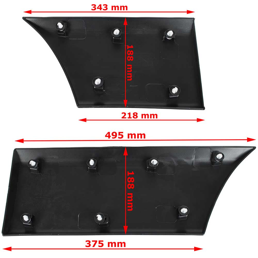 Opel Movano B jobb oldali díszléc szett 2010-