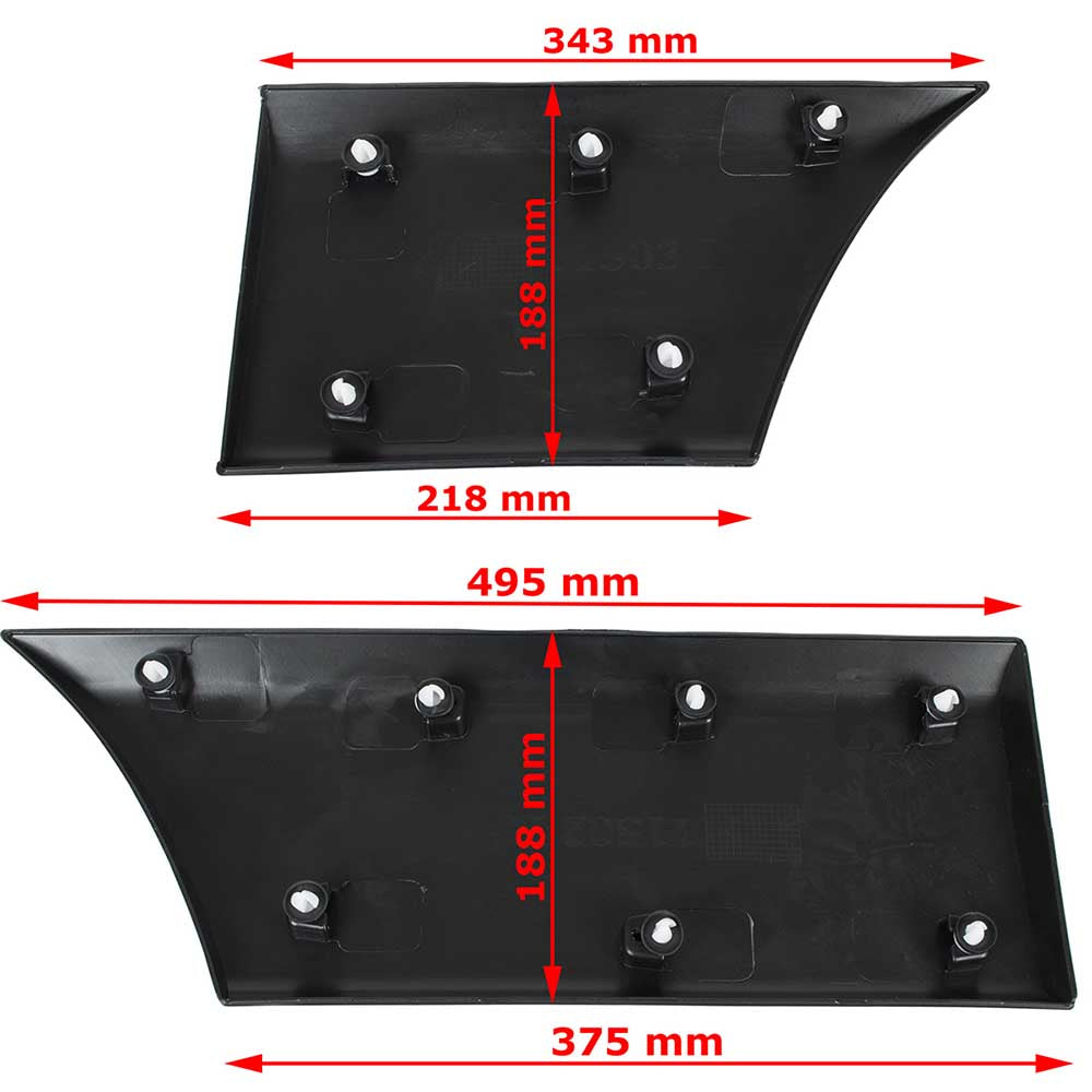 Opel Movano B bal oldali díszléc szett 2010-