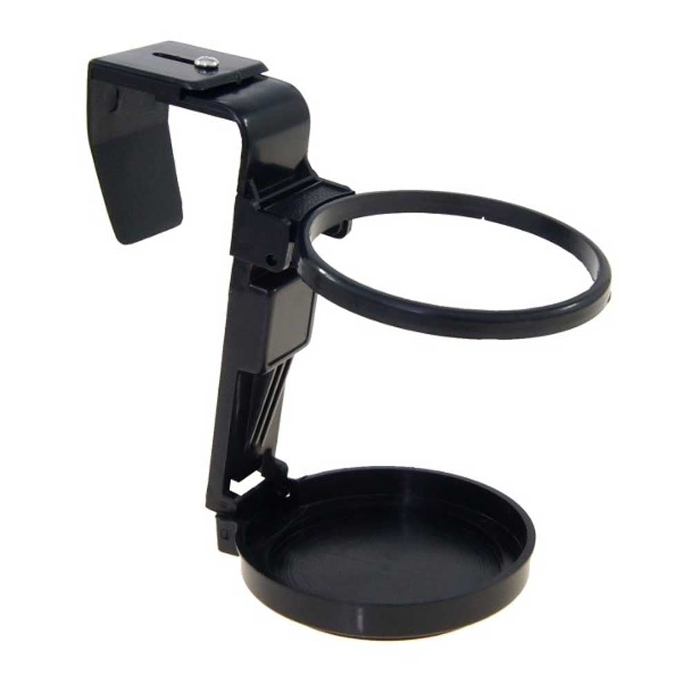 Összecsukható pohártartó fekete színben