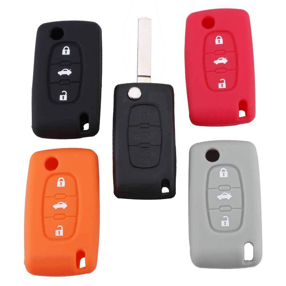 Silikonska futrola za Peugeot ključ s 3 gumba