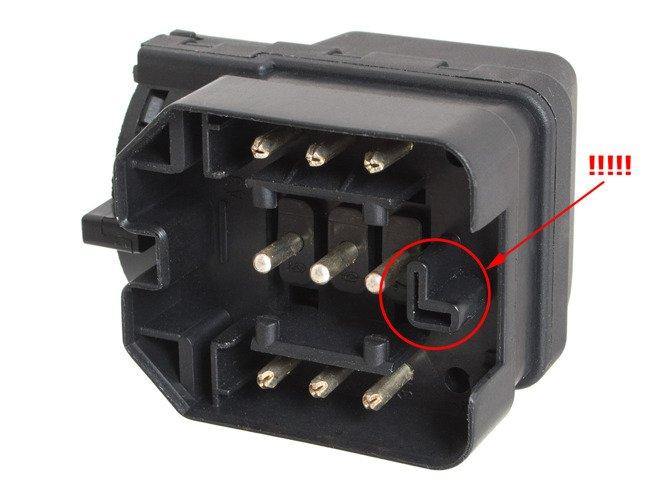 BMW 7 E38 gyújtáskapcsoló betét