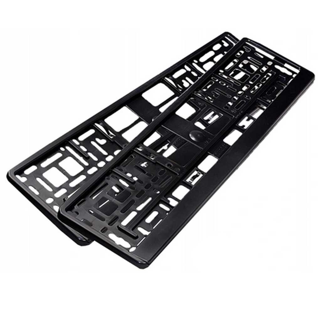 Rendszámtábla tartó keret (fekete)