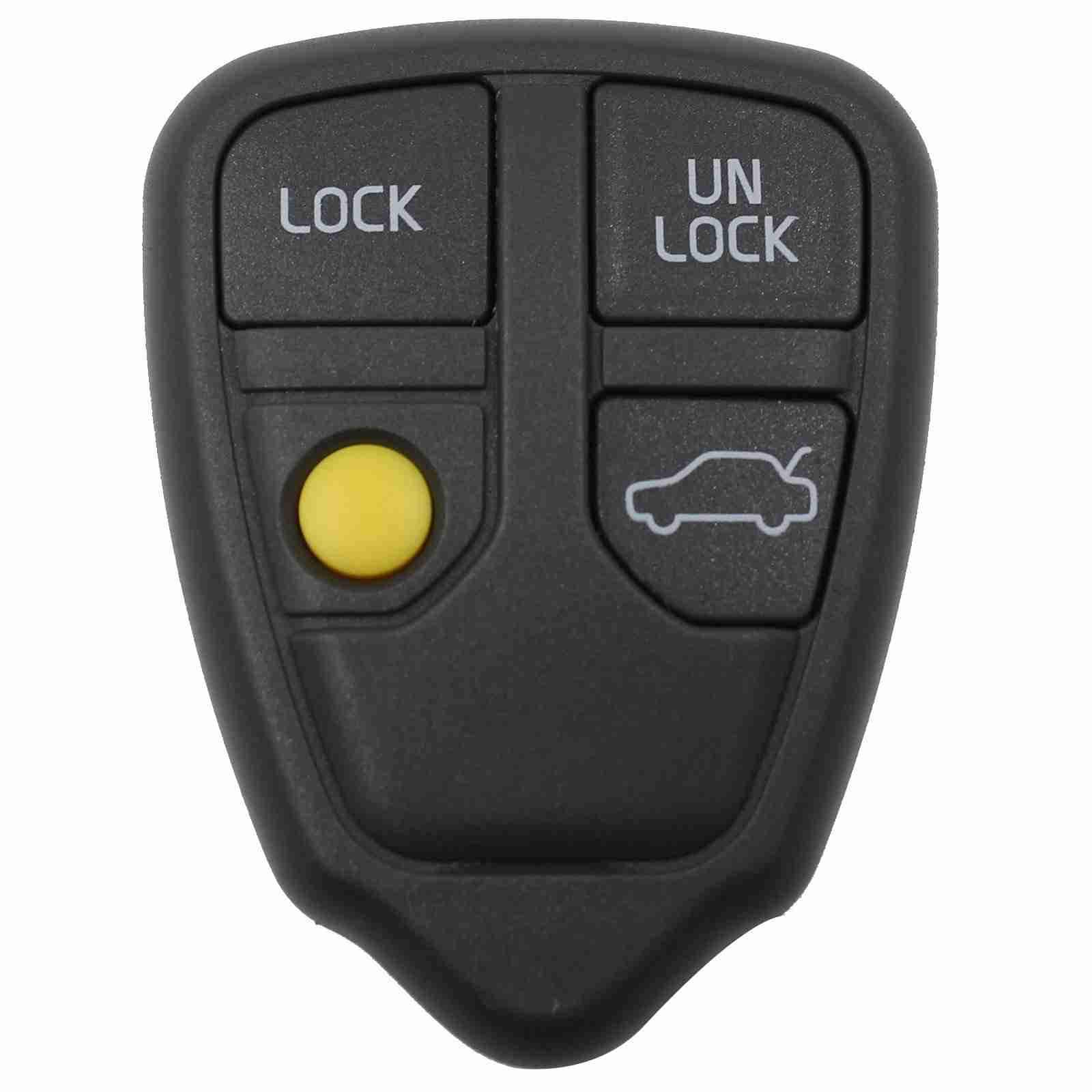 4 gombos Volvo távirányítós kulcsház, távirányító kulcs.