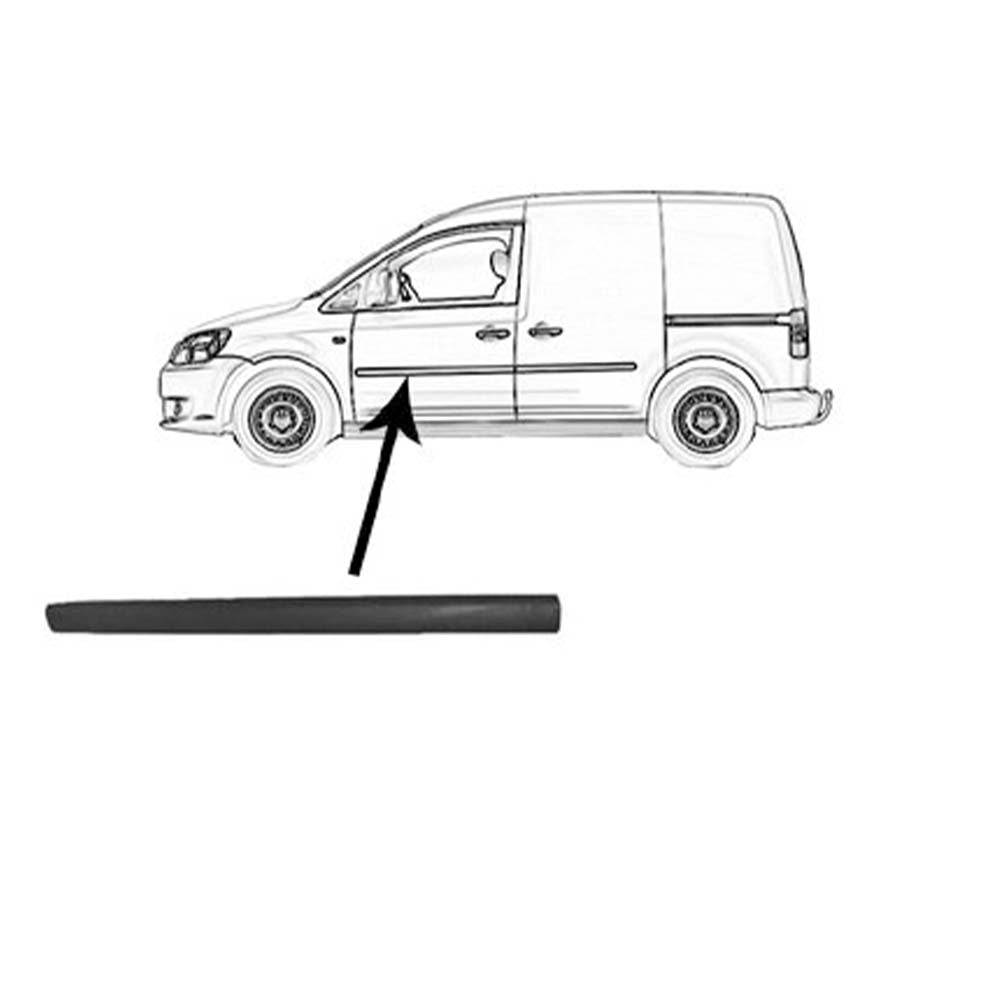 VW Caddy oldalsó díszléc 2004-2010