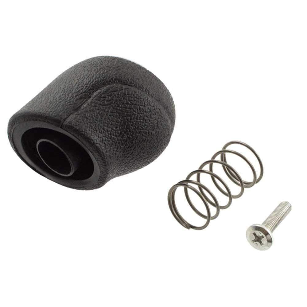 Fekete színű VW váltógomb. Csavarral és rugóval.