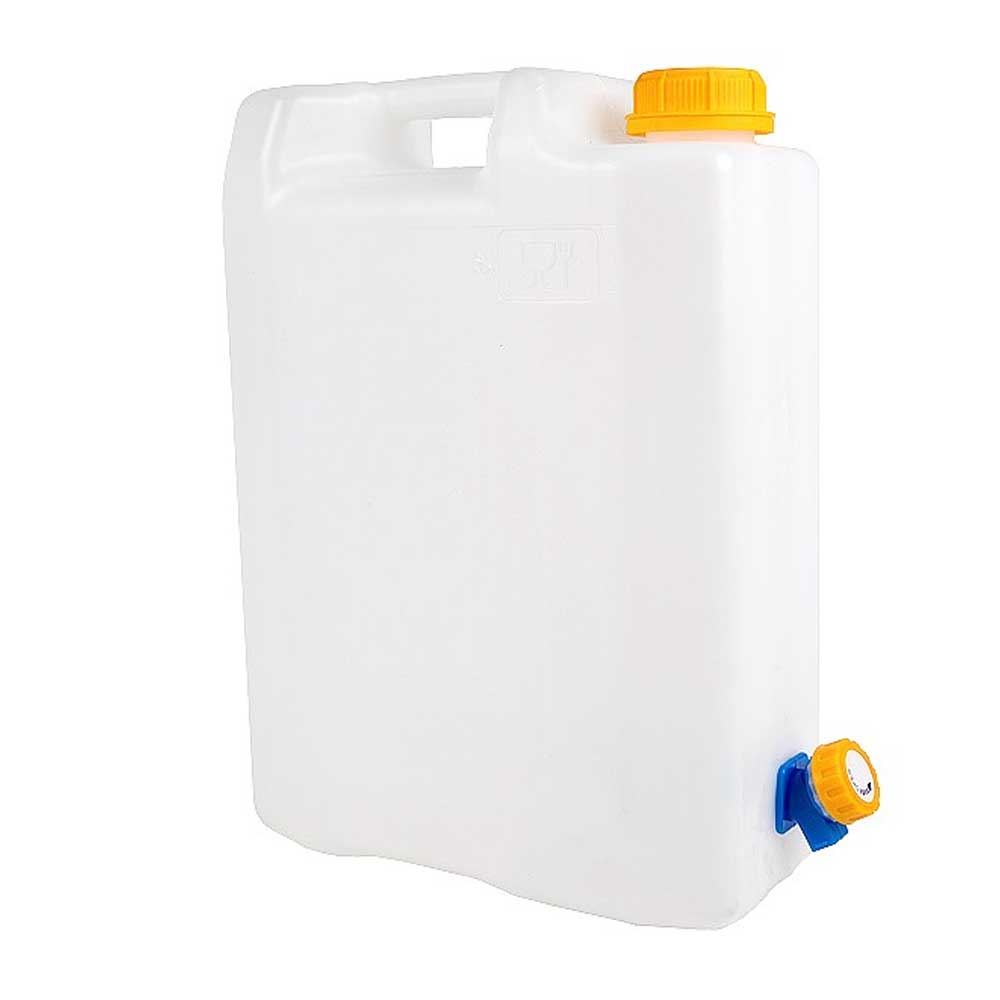 10 literes víztartály műanyag csappal 