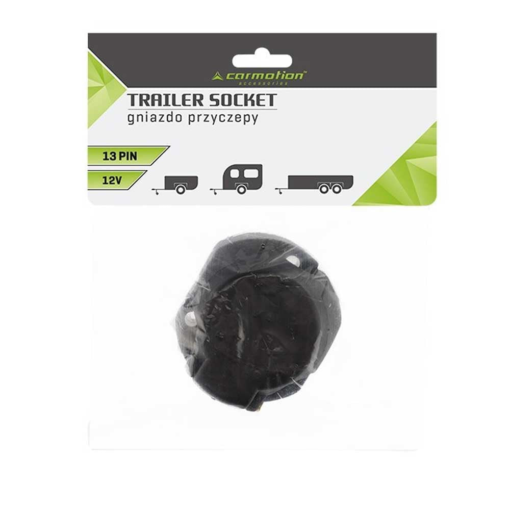 13 PIN-es csatlakozóaljzat pótkocsihoz, műanyag