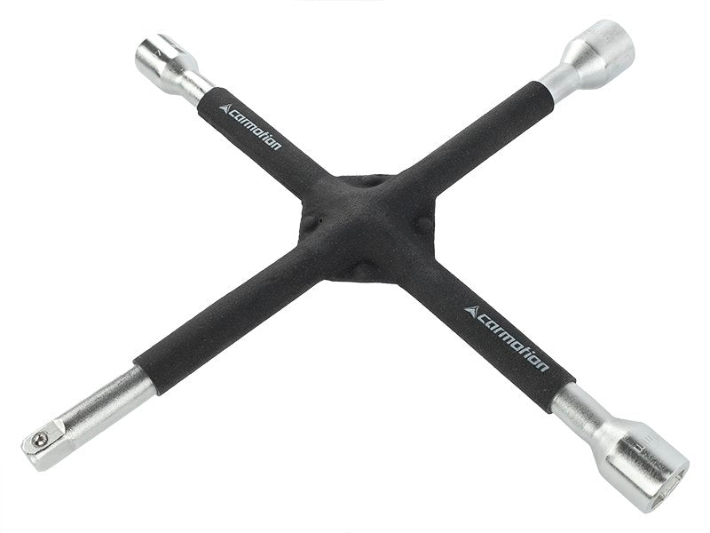 Keresztkulcs 16x350mm 17 19 21 12  megerősített gumírozott – kép 2