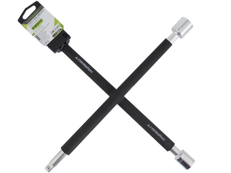 Keresztkulcs 16x400mm 17 19 21 12 gumírozott – kép 2