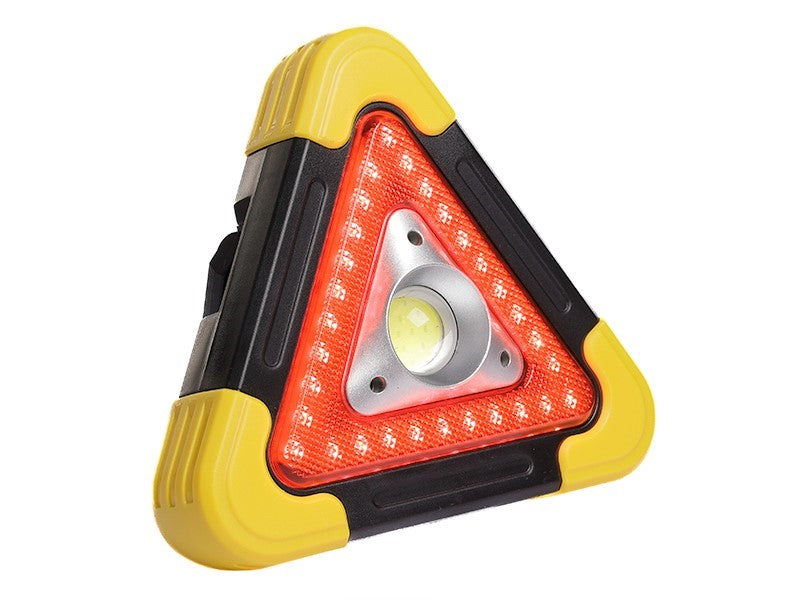 Solar LED figyelmeztető háromszög COB lámpával – kép 2
