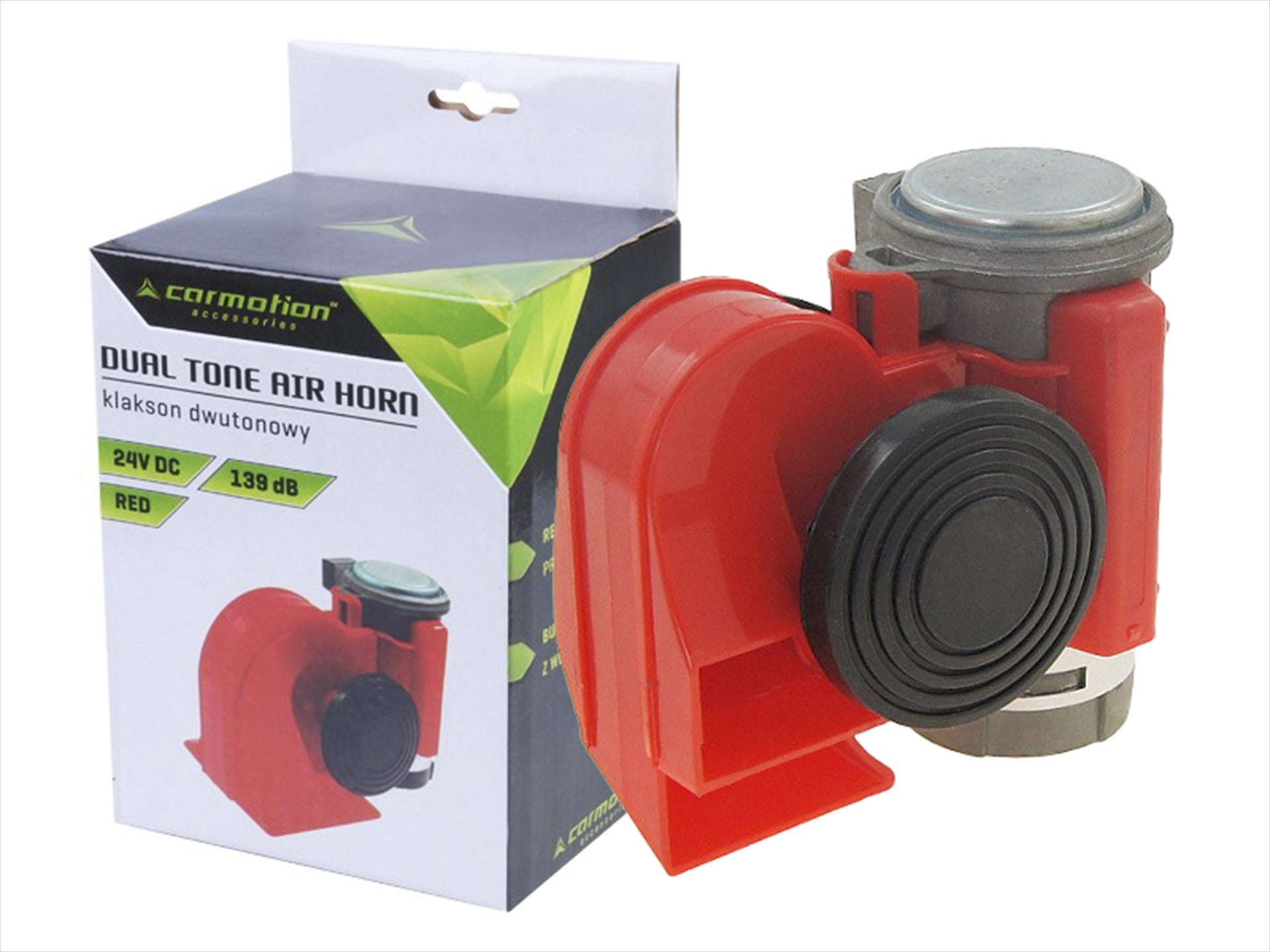 Fanfare 24V Nautilus kompresszorral piros – kép 3