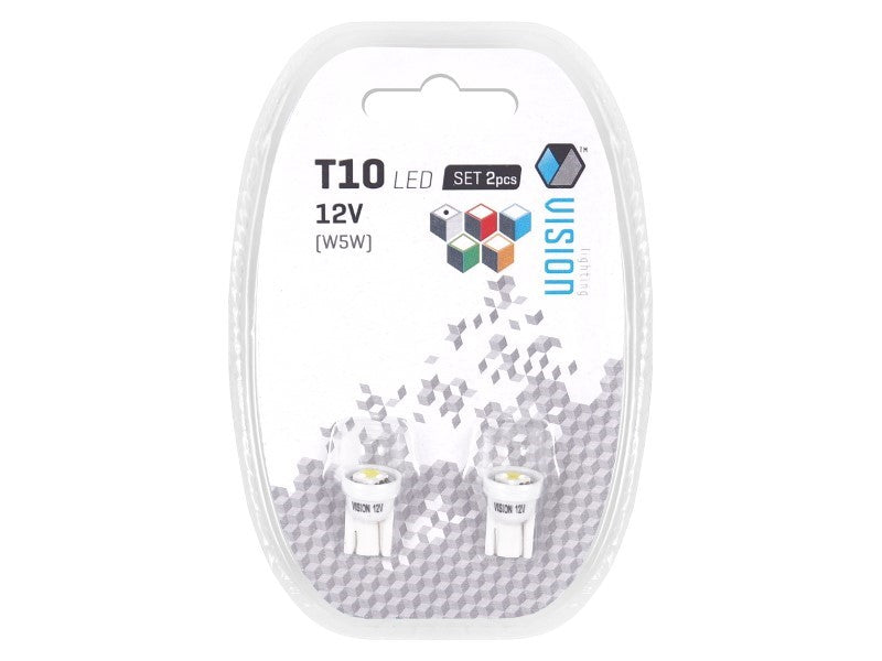 Izzó VISION W5W T10 12V 1x 5050 SMD LED fehér 2 db – kép 2