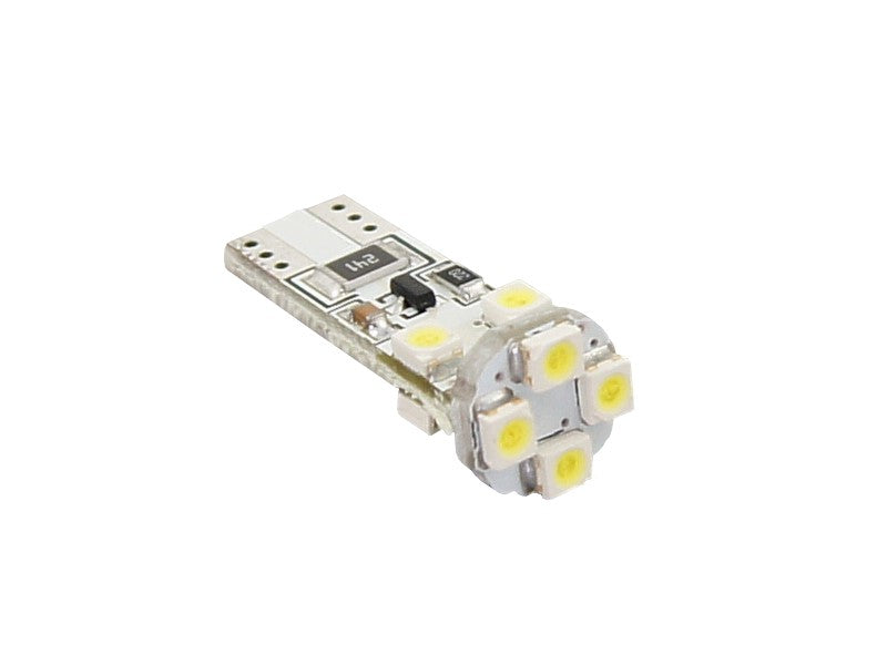 Izzó VISION W5W T10 12V 8x 3528 SMD LED CANBUS fehér 1 db – kép 3