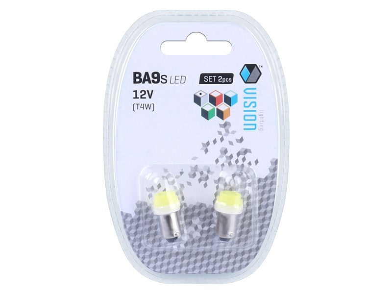 Izzó VISION T4W BA9s 12V 1x COB LED fehér 2 db – kép 3