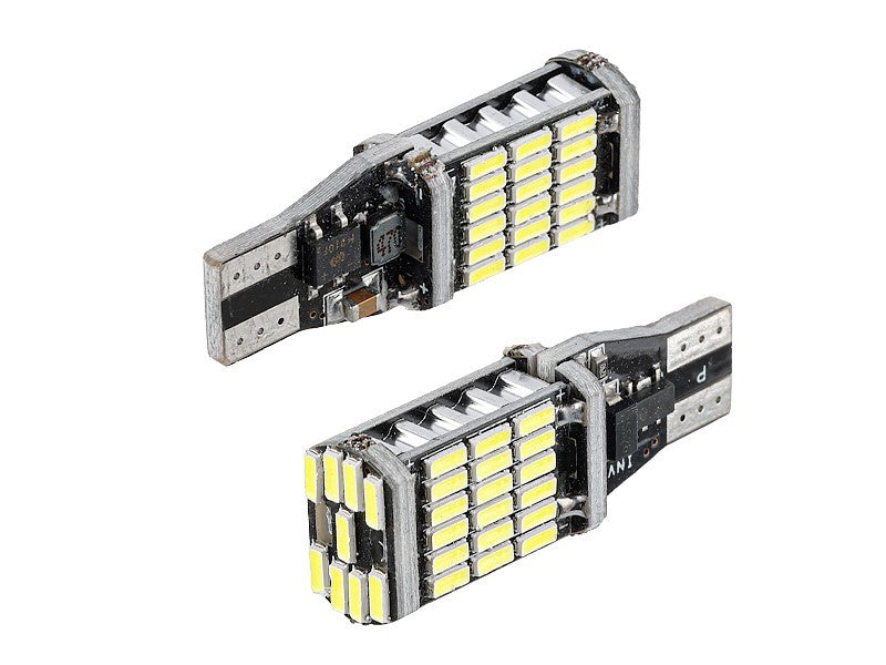 Izzó VISION W16W T15 1224V 45x 4014 SMD LED nem poláris CANBUS fehér 2 db – kép 2