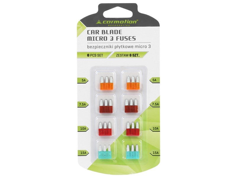 MICRO3 biztosítók, 8 db