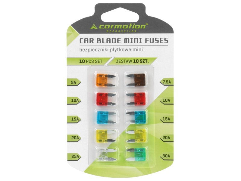 Pengés biztosítékok MINI, 10 db