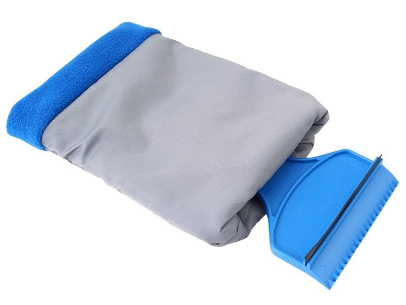 Jégkaparó gyapjúval bélelt kesztyűvel