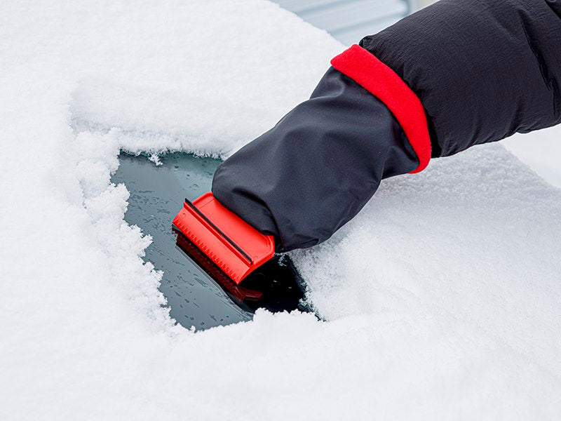 Jégkaparó gyapjúval bélelt kesztyűvel – kép 2