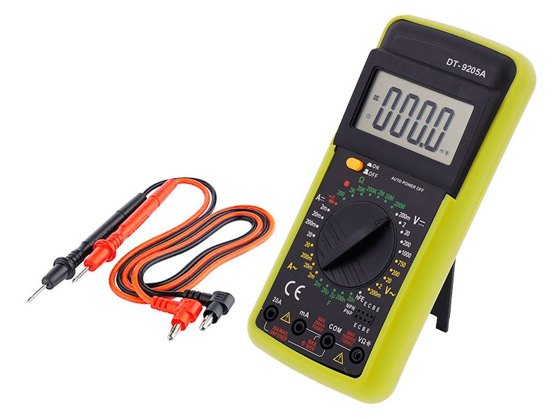 Digitális elektromos multiméter LCD kijelzővel