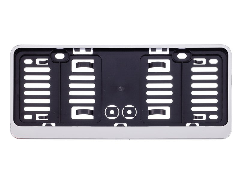 Rendszámtábla keret kicsi 305 x 114mm krómozott – kép 2