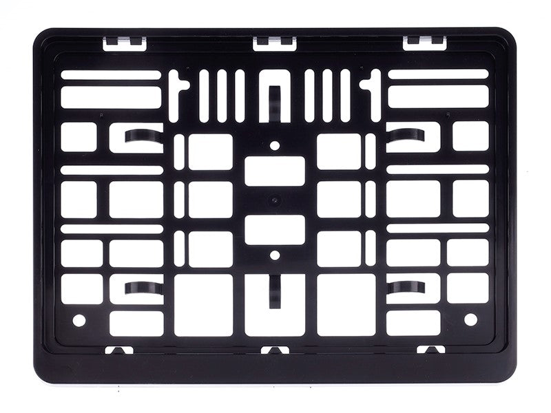 Rendszámtáblakeret 305 x 214 mm kétsoros fekete – kép 2