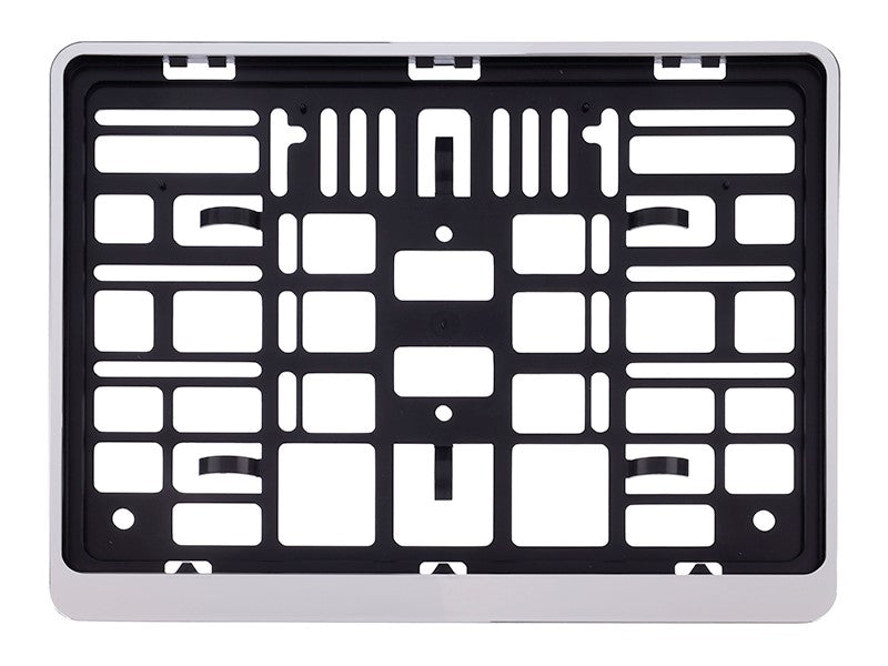 Rendszámtáblakeret 305 x 214 mm kétsoros krómozott – kép 2