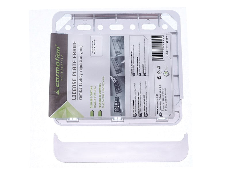 Robogó és moped rendszámtábla keret krómozott – kép 3