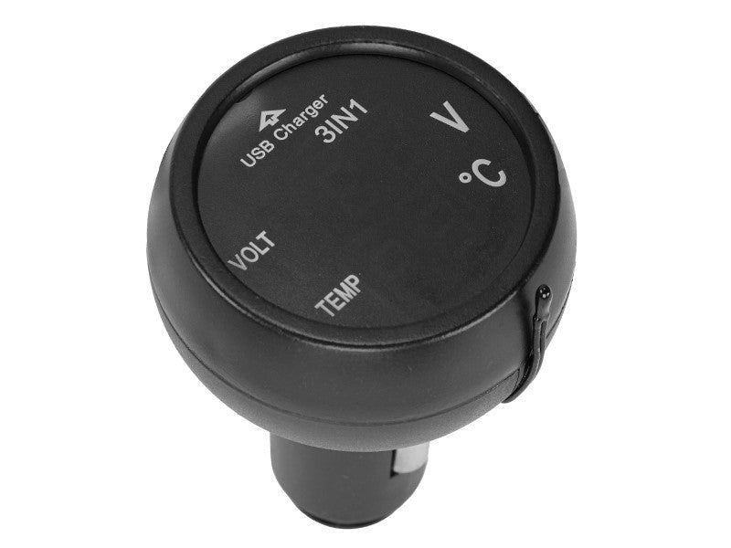 Töltő USB 21A 1224V os szivargyújtóhoz voltmérővel – kép 4
