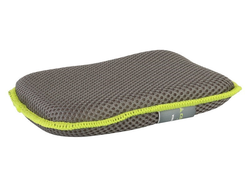 Hálóval borított szivacs makacs szennyeződések és rovarmaradványok ellen 16x12x2 cm – kép 2