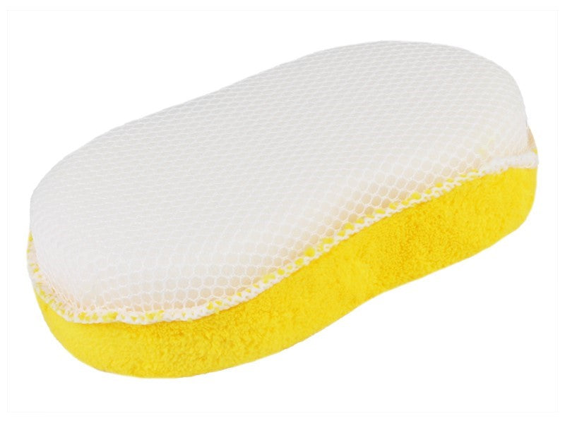 Kétoldalas mikroszálas szivacs + háló 19x11x5 cm