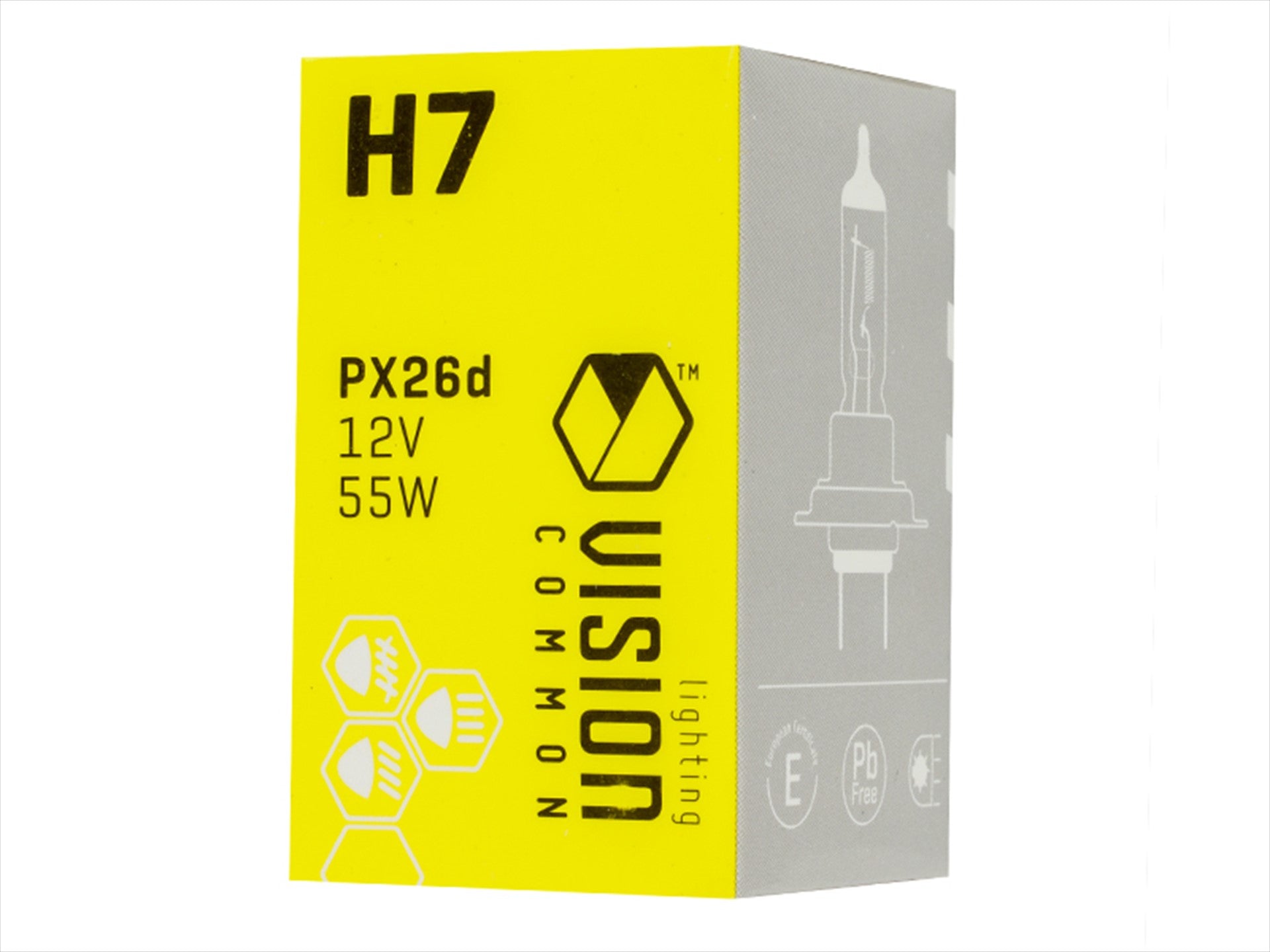 Izzó VISION közös H7 12V 55W PX26d E4 – kép 4