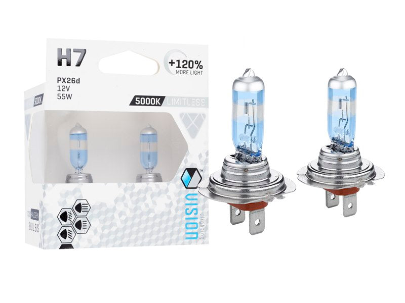 Izzók VISION limitless fehér H7 12V 55W PX26d U E4  120% 2 db – kép 4