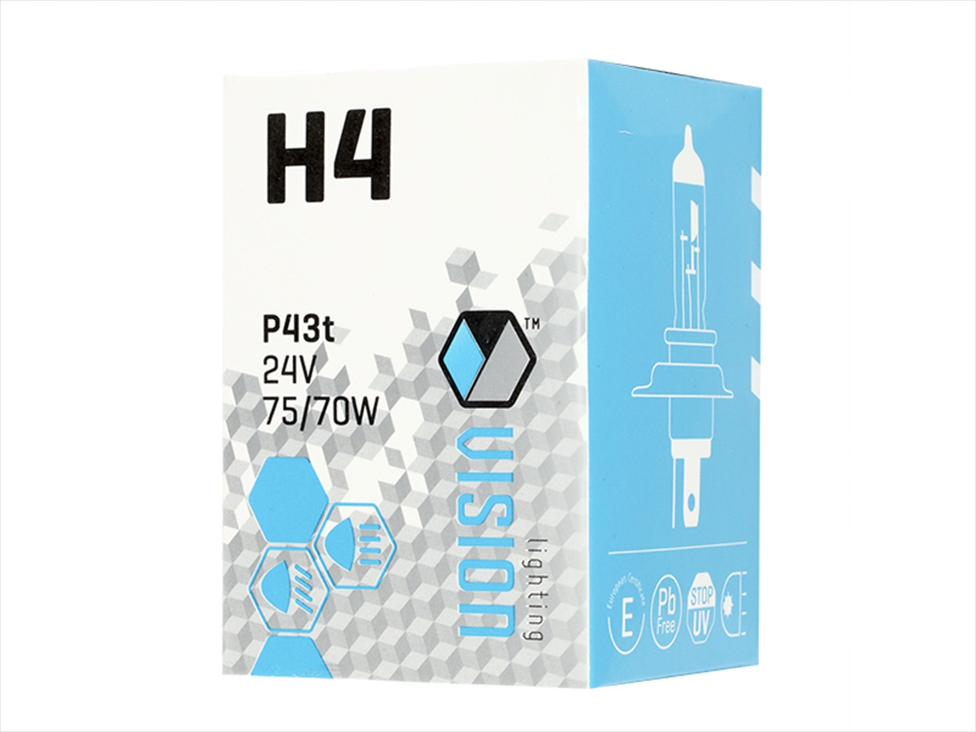 Izzó VISION H4 24V 75  70W P43t U E4 – kép 4